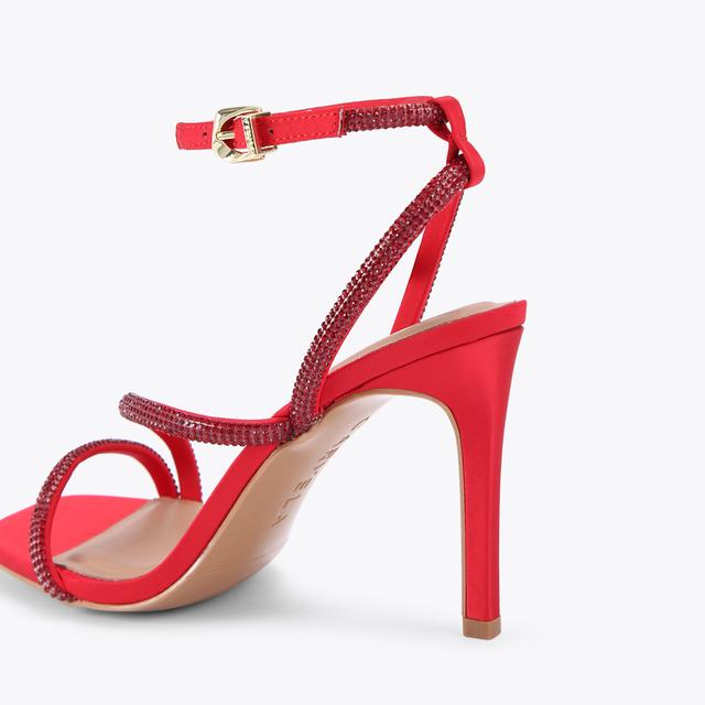 Carvela By Kurt Geiger PAPARAZZI Red Crystal Jewel Heel By CARVELA