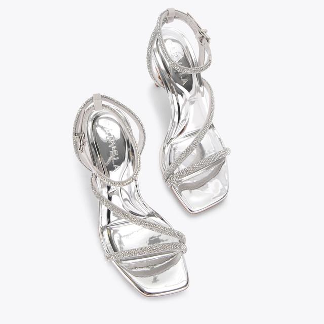 Carvela By Kurt Geiger PAPARAZZI Silver High Heels By CARVELA