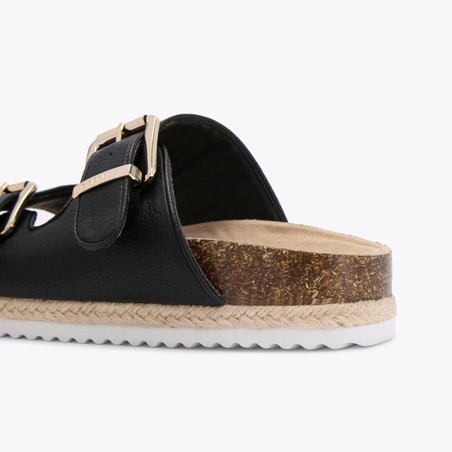 Carvela By Kurt Geiger PARADISE Black Slip On Sandal By CARVELA