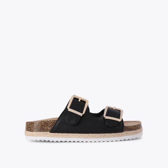 carvela by kurt geiger PARADISE Black Slip On Sandal by CARVELA