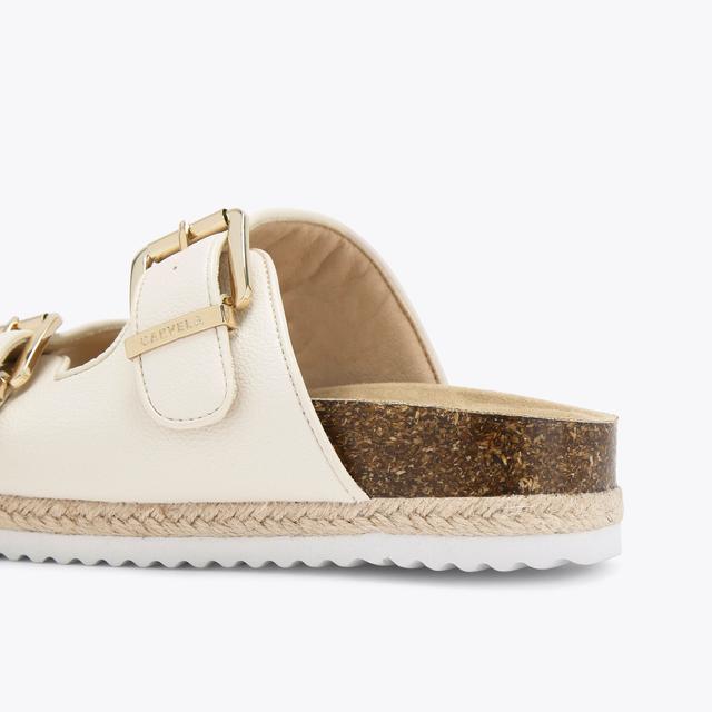 Carvela By Kurt Geiger PARADISE Bone Slip On Sandal By CARVELA