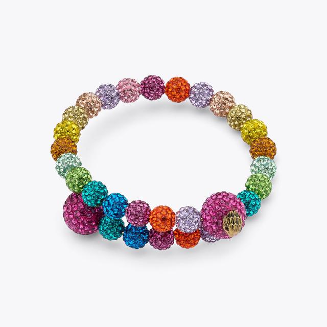 carvela by kurt geiger PAVE BUBBLE BRACELET Rainbow Bubble Crystal Bracelet by KURT GEIGER LONDON
