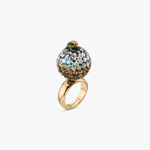 carvela by kurt geiger PAVE BUBBLE RING Rainbow Crystal Ring by KURT GEIGER LONDON