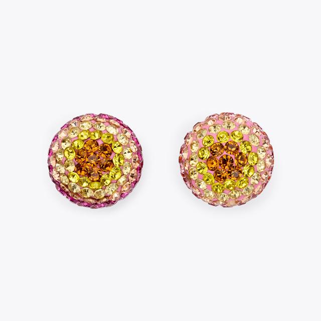 carvela by kurt geiger PAVE BUBBLE STUDS Rainbow Crystal Stud Earrings by KURT GEIGER LONDON