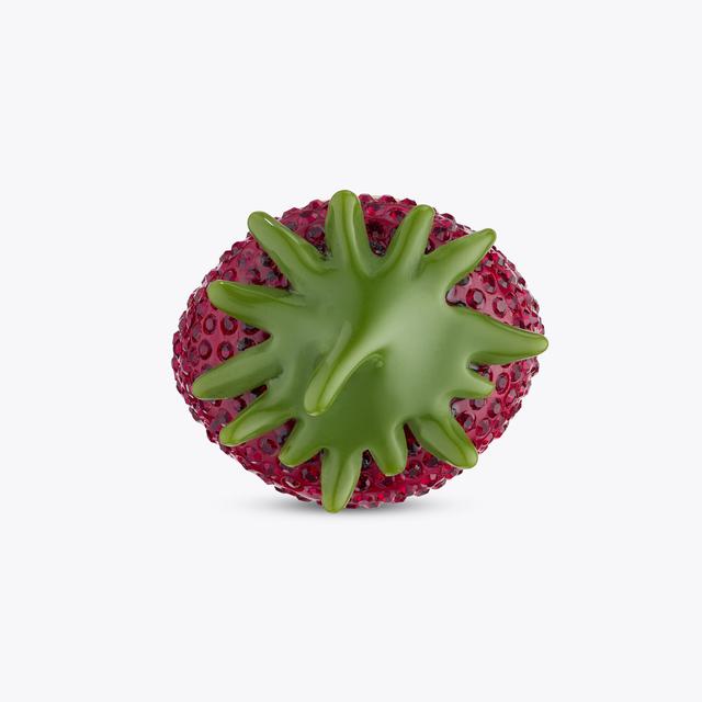 Carvela By Kurt Geiger PAVE STRAWBERRY RING Strawberry Crystal Ring By KURT GEIGER LONDON