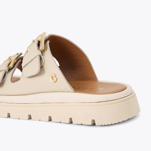 Carvela By Kurt Geiger PAVILION Bone Slip On Sandal By CARVELA COMFORT