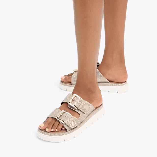 Carvela By Kurt Geiger PAVILION JEWEL Pavilion Crystal Sandal By CARVELA COMFORT
