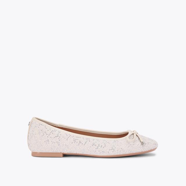 carvela by kurt geiger PERLA BALLERINA Pearl Crystal Ballet Flat by CARVELA
