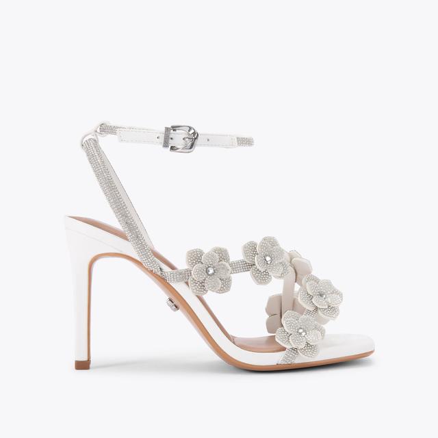 carvela by kurt geiger PETALO SANDAL Silver Crystal Sandal by CARVELA