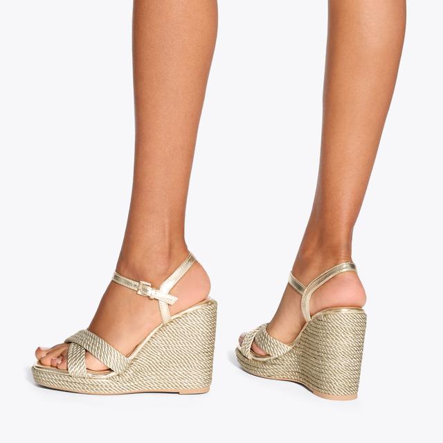 Carvela By Kurt Geiger PHOEBE Wedge Rope Heel By KG KURT GEIGER