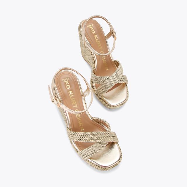 Carvela By Kurt Geiger PHOEBE Wedge Rope Heel By KG KURT GEIGER