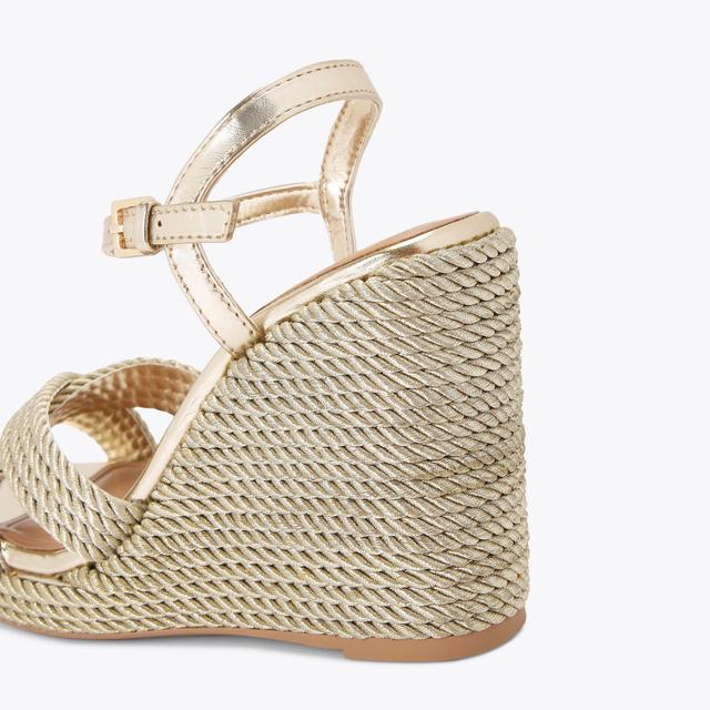 Carvela By Kurt Geiger PHOEBE Wedge Rope Heel By KG KURT GEIGER