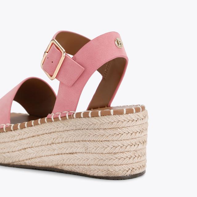 Carvela By Kurt Geiger PIA Pink Suedette Sandals By KG KURT GEIGER