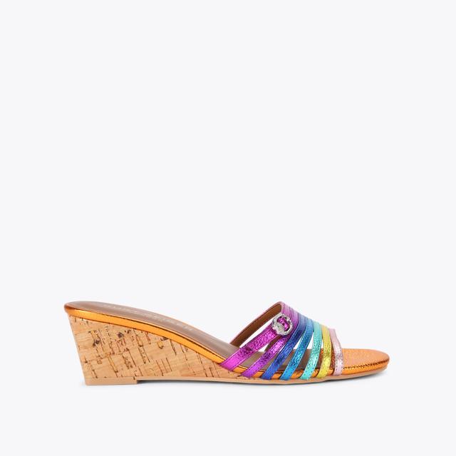 carvela by kurt geiger PIERRA MID WEDGE Mid rainbow wedge by KURT GEIGER LONDON