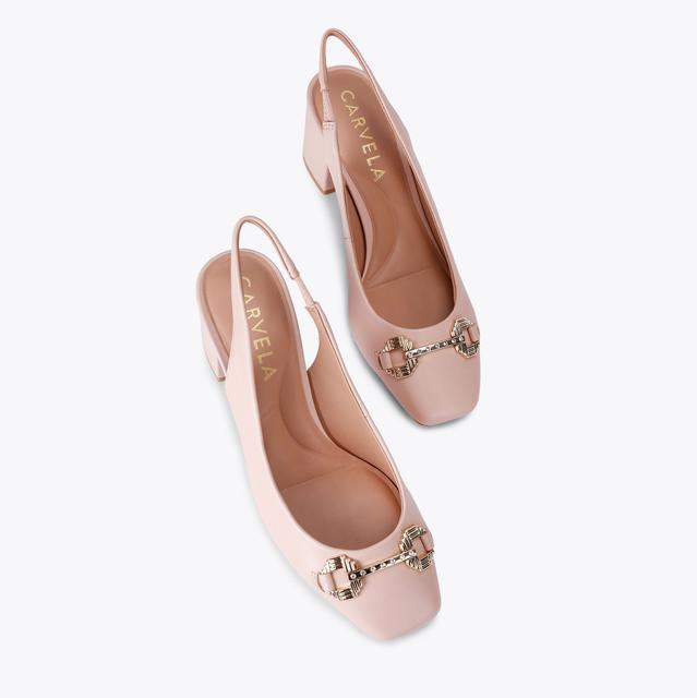 Carvela By Kurt Geiger POISE 2 Pink Slingback Heel By CARVELA