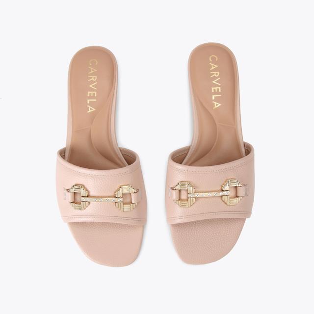 Carvela By Kurt Geiger POISE MULE Pink Slip On Sandal By CARVELA