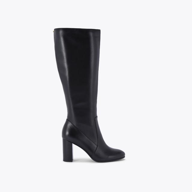 carvela by kurt geiger POSE KNEE HIGH Black Knee High Leather Boots by CARVELA