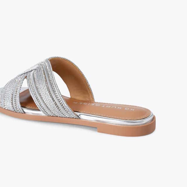 Carvela By Kurt Geiger POSE SANDAL Silver Sandal By KG KURT GEIGER