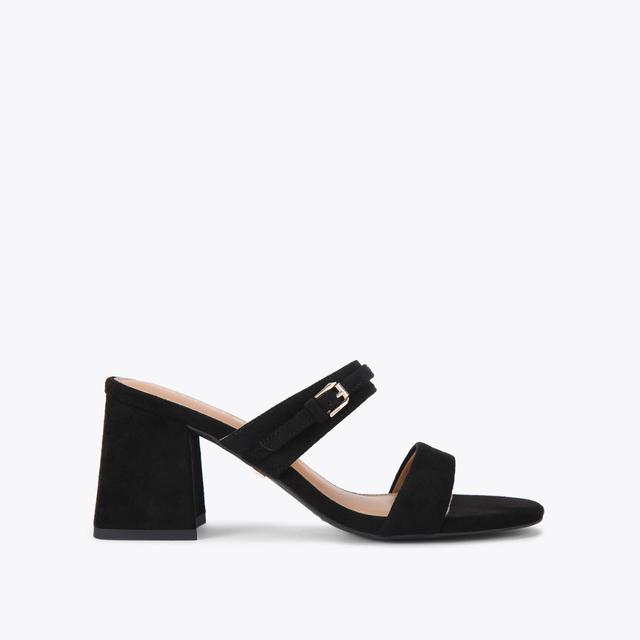 carvela by kurt geiger PRECIOUS Black Block Heel by KG KURT GEIGER