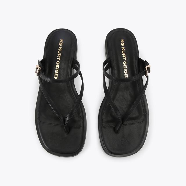 Carvela By Kurt Geiger RAIL Black Sandal By KG KURT GEIGER
