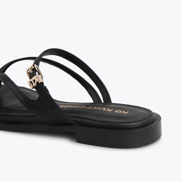 Carvela By Kurt Geiger RAIL Black Sandal By KG KURT GEIGER