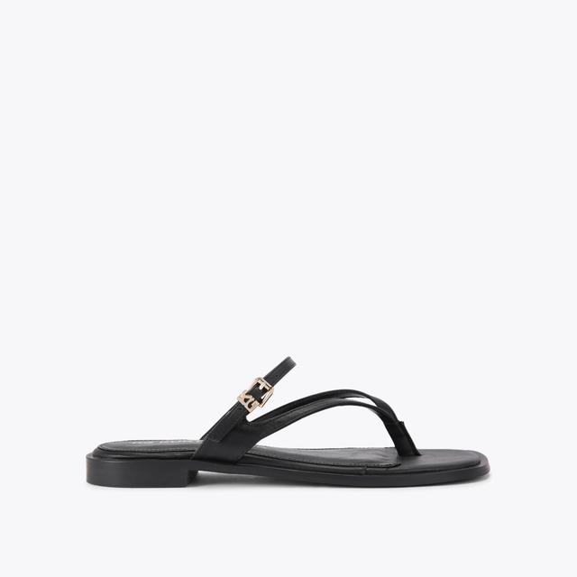 carvela by kurt geiger RAIL Black Sandal by KG KURT GEIGER