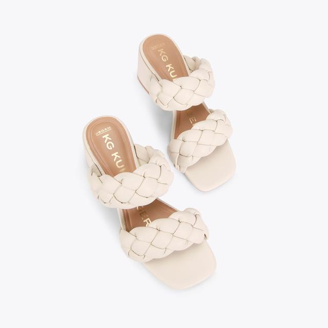 Carvela By Kurt Geiger RAINA Bone Mule Heels By KG KURT GEIGER