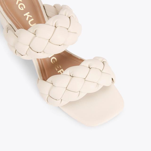 Carvela By Kurt Geiger RAINA Bone Mule Heels By KG KURT GEIGER