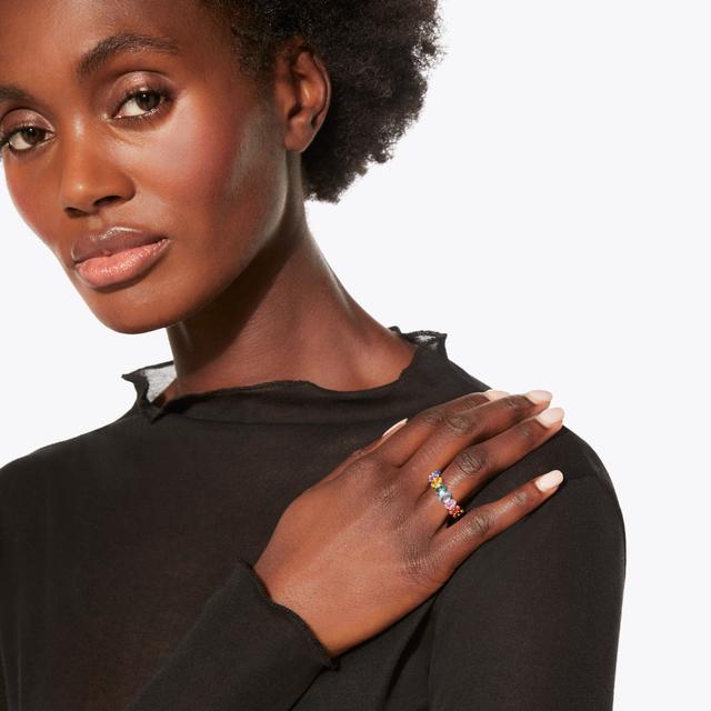 Carvela By Kurt Geiger RAINBOW CRYSTAL BAND Pastel Crystal Ring By KURT GEIGER LONDON