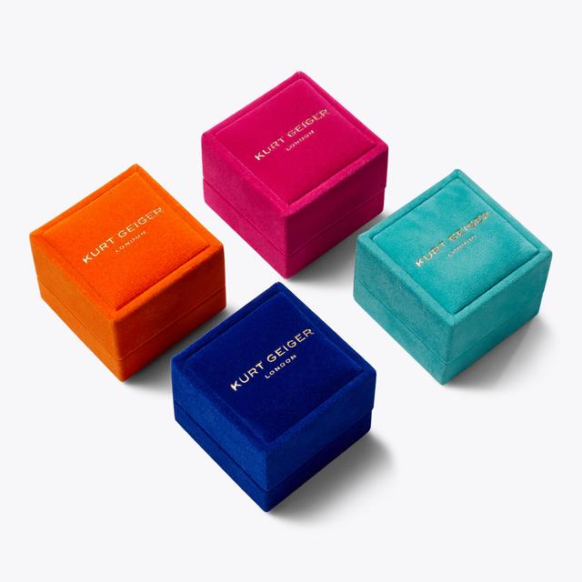 Carvela By Kurt Geiger RAINBOW CRYSTAL BAND Pastel Crystal Ring By KURT GEIGER LONDON