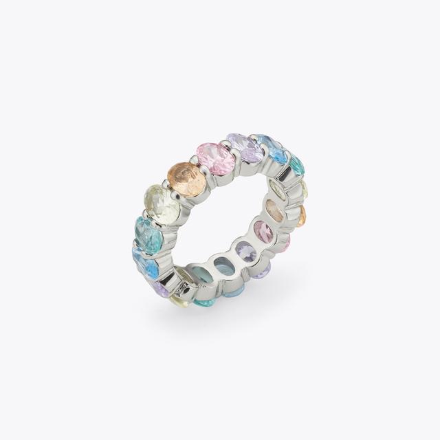 carvela by kurt geiger RAINBOW CRYSTAL BAND Pastel Crystal Ring by KURT GEIGER LONDON