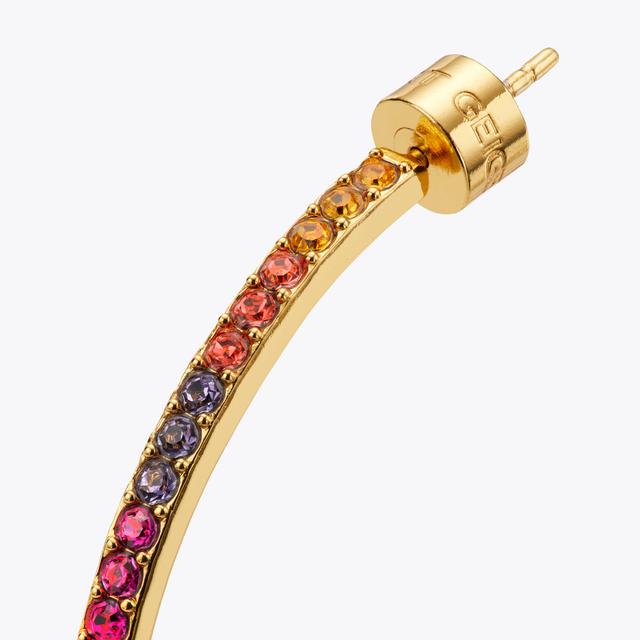 Carvela By Kurt Geiger RAINBOW HOOPS Large Rainbow Hoop Earrings By KURT GEIGER LONDON