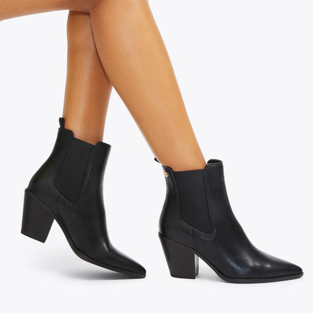 Carvela By Kurt Geiger RANCH ANKLE Black Ankle Boot By CARVELA