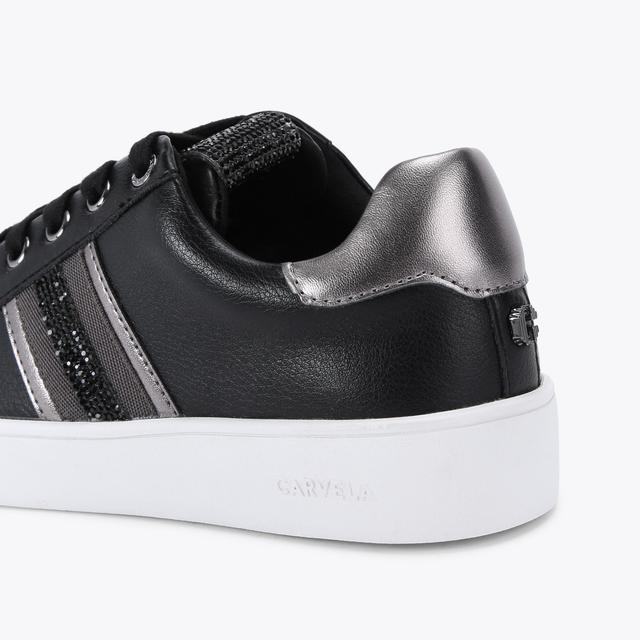 Carvela By Kurt Geiger RAPID Black Crystal Trainer By CARVELA