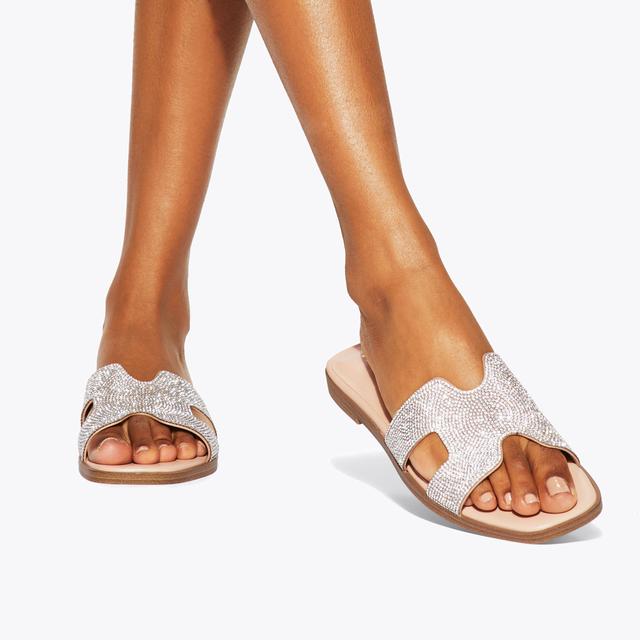 Carvela By Kurt Geiger RAVEN BLING2 Crystal Embellished Slip On Shoe By KG KURT GEIGER