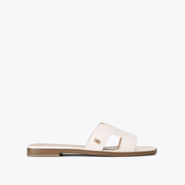 carvela by kurt geiger RAVEN2 Bone Slip On Sandal by KG KURT GEIGER