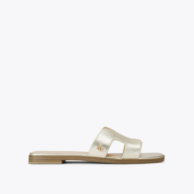 carvela by kurt geiger RAVEN2 Gold Sandal by KG KURT GEIGER