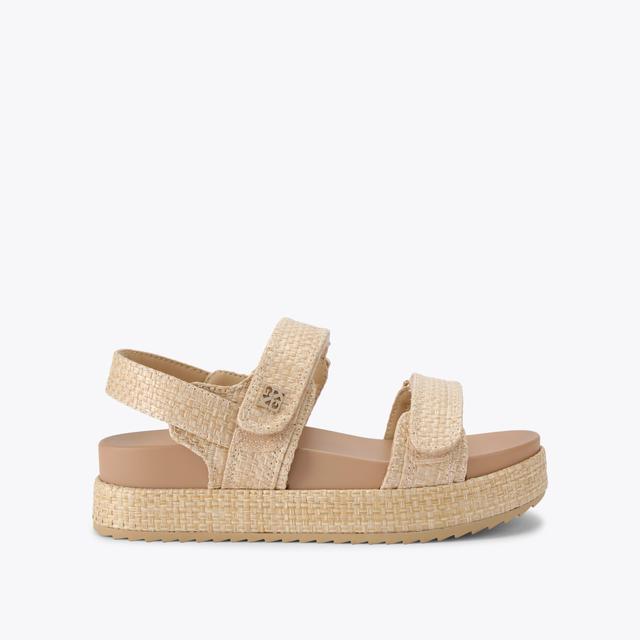 carvela by kurt geiger RAYMOND2 Woven Raffia Sandal by KG KURT GEIGER