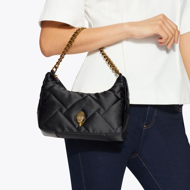 Carvela By Kurt Geiger RECYCLED MULTI CROSS BODY Black Recycled Nylon Cross Body Bag By KURT GEIGER LONDON