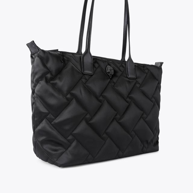 Carvela By Kurt Geiger RECYCLED SHOPPER DR Black Recycled Shoulder Bag By KURT GEIGER LONDON