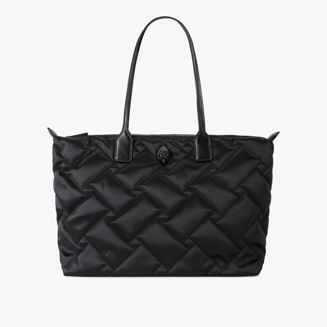 carvela by kurt geiger RECYCLED SHOPPER DR Black Recycled Shoulder Bag by KURT GEIGER LONDON