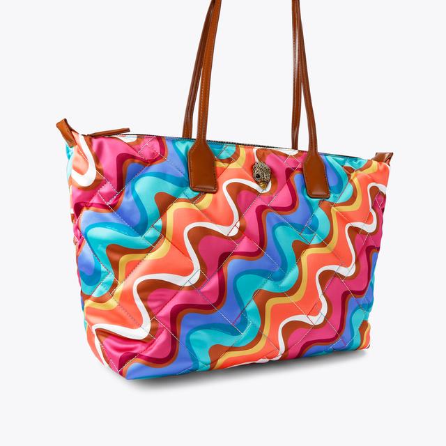 Carvela By Kurt Geiger RECYCLED SHOPPER Rainbow Swirl Shopper Bag By KURT GEIGER LONDON