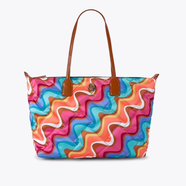 carvela by kurt geiger RECYCLED SHOPPER Rainbow Swirl Shopper Bag by KURT GEIGER LONDON
