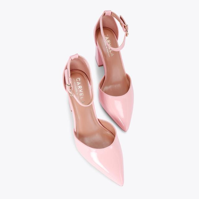 Carvela By Kurt Geiger REFINED COURT Pale Pink Pointed Toe Court Heel By CARVELA