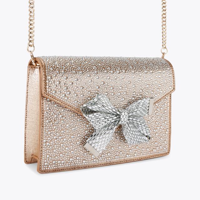 Carvela By Kurt Geiger REGAL BOW Crystal Clutch Bag By CARVELA