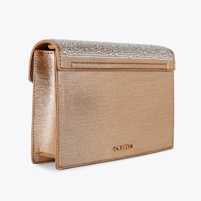 Carvela By Kurt Geiger REGAL BOW Crystal Clutch Bag By CARVELA