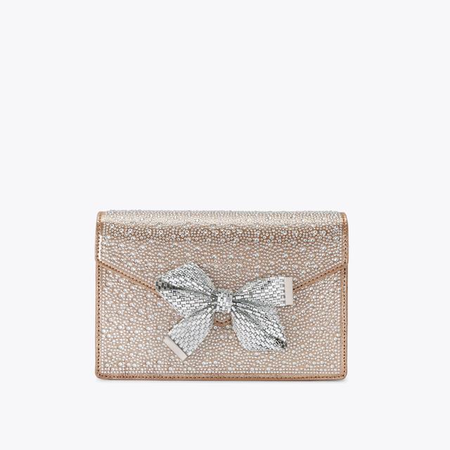 Carvela By Kurt Geiger REGAL BOW Crystal Clutch Bag By CARVELA