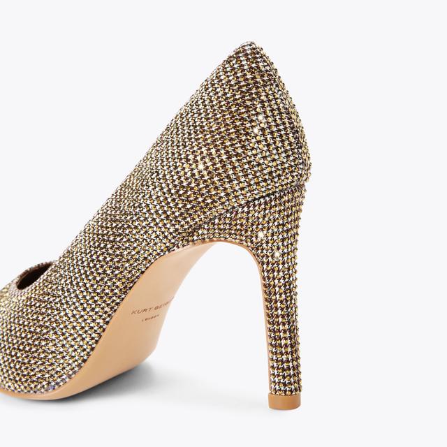 Carvela By Kurt Geiger REGENT COURT Beige Crystal Court Heels By KURT GEIGER LONDON