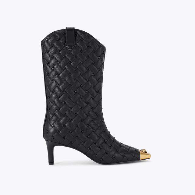 carvela by kurt geiger REGENT CRYSTAL BOOT Black Crystal Ankle Boot by KURT GEIGER LONDON
