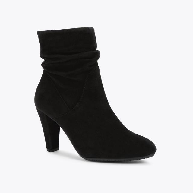 Carvela By Kurt Geiger RITA Black Suede Ankle Boots By CARVELA COMFORT